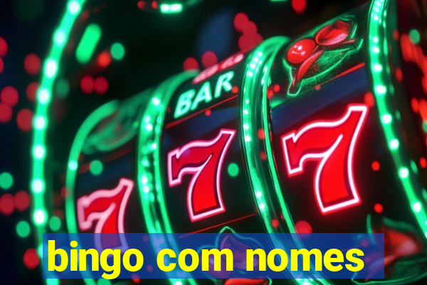 bingo com nomes